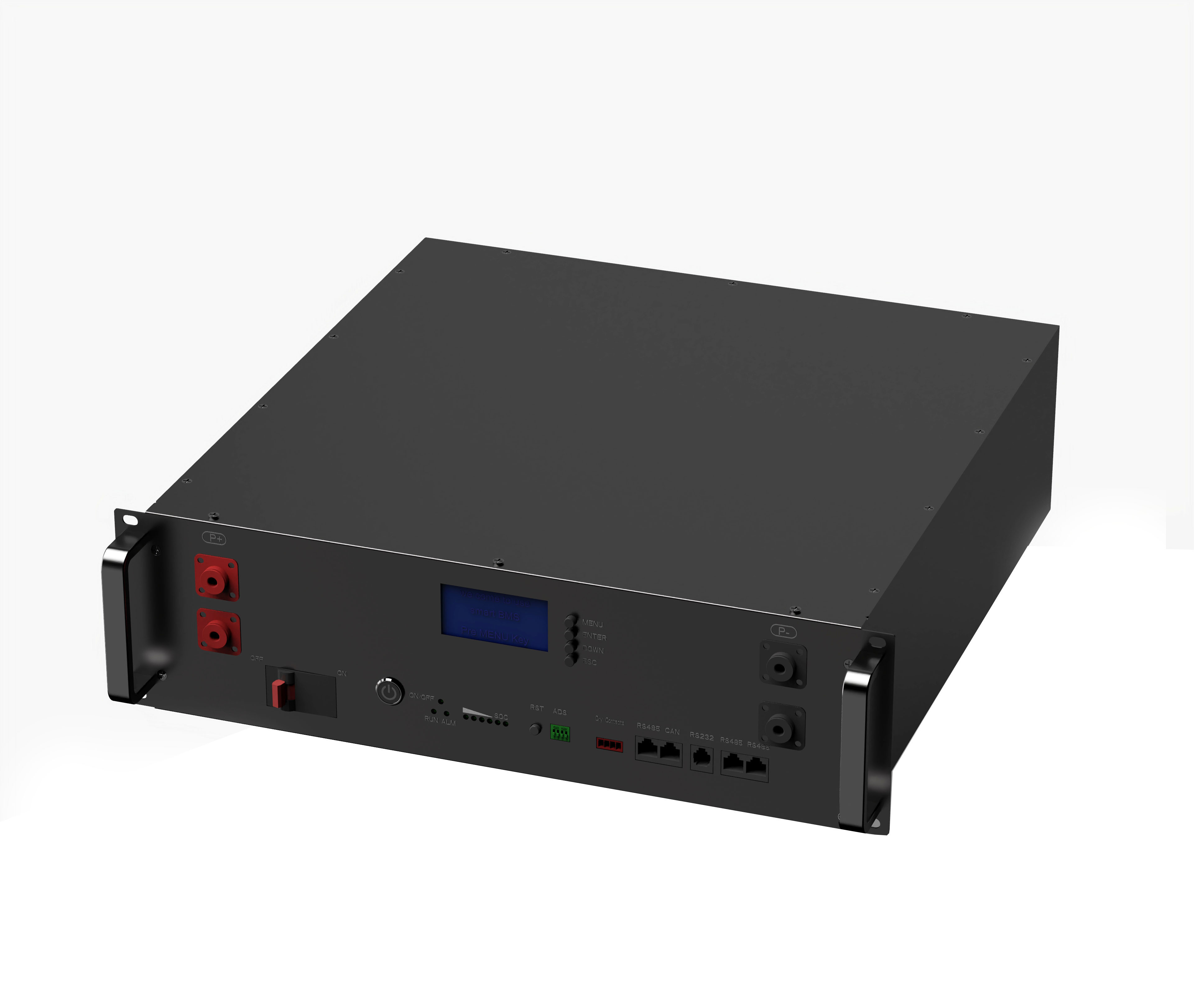 بطارية تخزين الطاقة بطارية Lifepo4 51.2v 100ah 200ah 300ah بطارية ليثيوم مثبتة على الرف