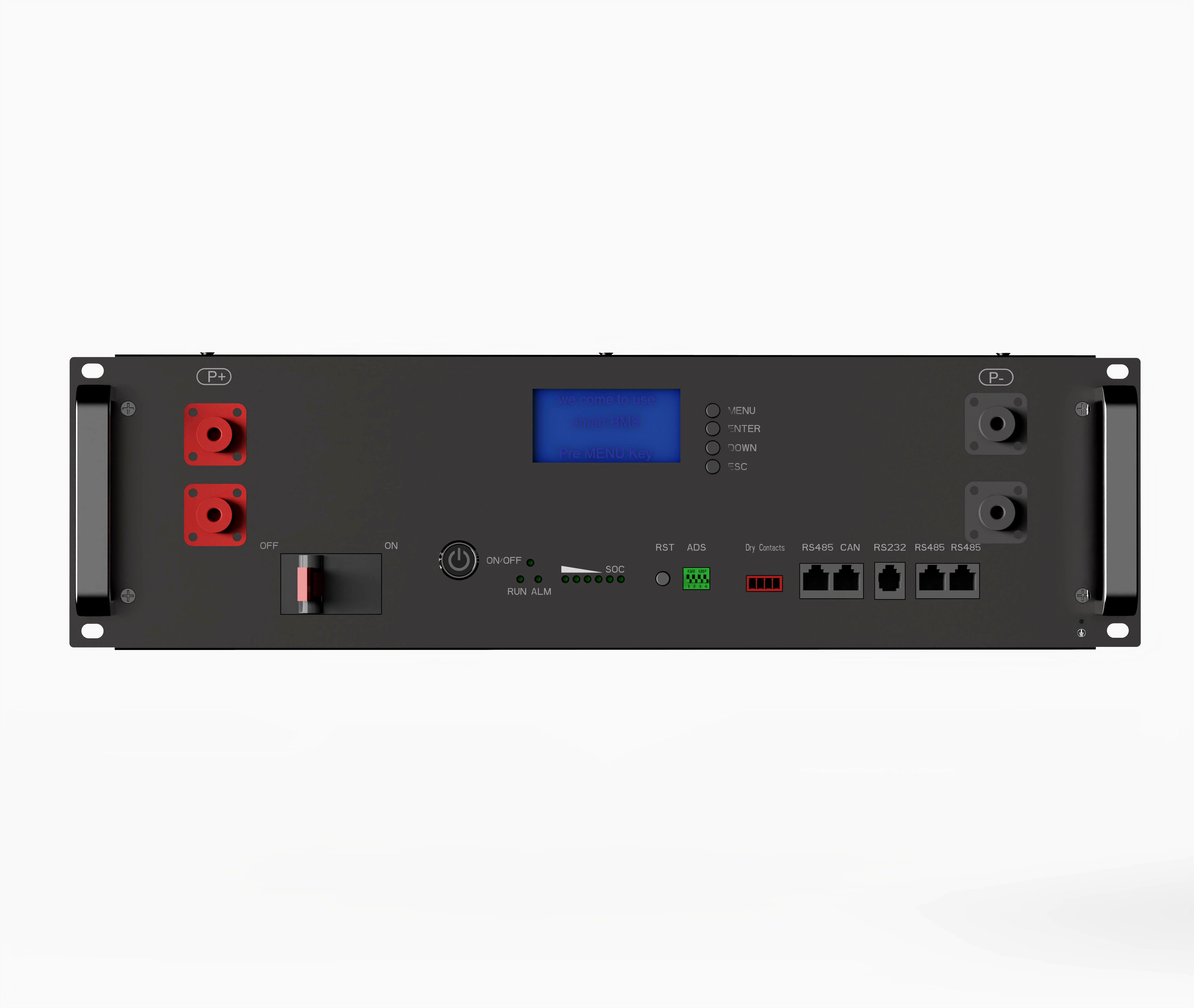 بطارية تخزين الطاقة بطارية Lifepo4 51.2v 100ah 200ah 300ah بطارية ليثيوم مثبتة على الرف