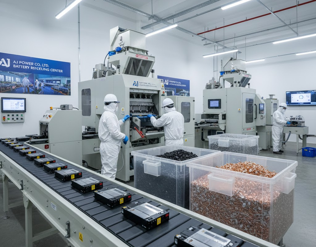 معادن إعادة تدوير البطاريات